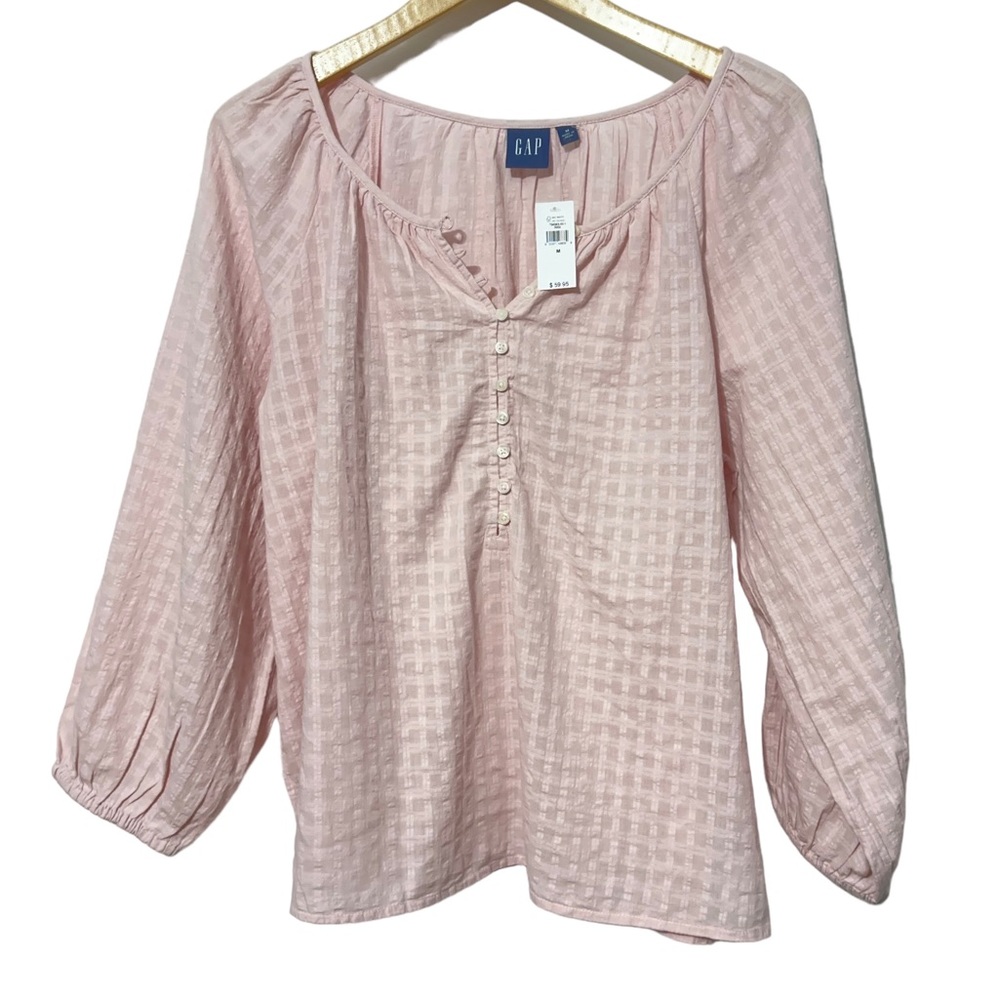 NWT Gap Womens Sheer Lightweight Shirt Size M Fall Casual